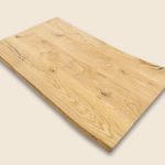 Oak table top 140 x 80 x 4 cm tree edges