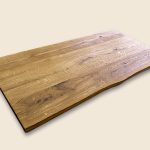 Oak table top 180 x 90 x 4 cm tree edges