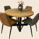 Masa cu blat din lemn de stejar ANKARA